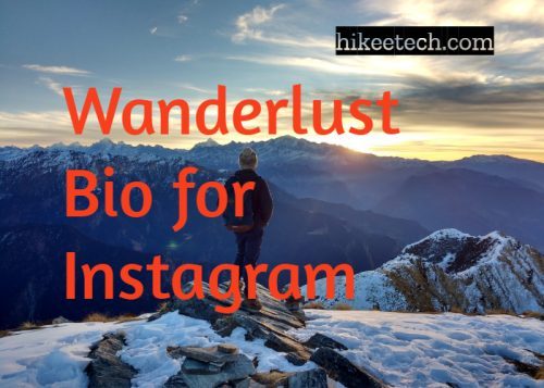 Wanderlust Bio for Instagram